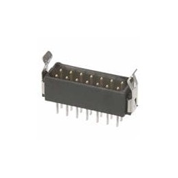 1 pcs : M80-8671822 - Headers & Wire Housings 9+9 POS DIL MALE VERT LATCHED TIN/LD