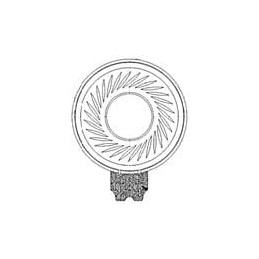 1 pcs : PSR23N50AK - Speakers & Transducers SPEAKER 600HZ 90DB 23X4.1 METAL STK