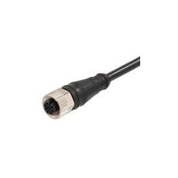 1 pcs : 1200698487 - Sensor Cables / Actuator Cables CSE M12 4P AC FE STR WSOR 5M SE SHLD BK