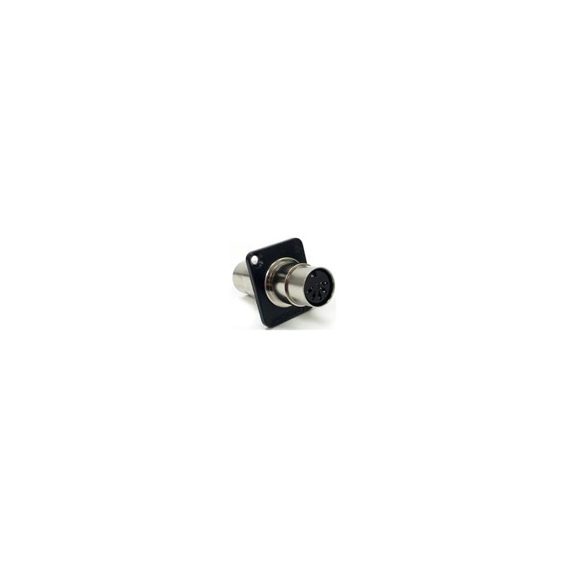 1 pcs : EHMIDI2BPKG - Circular DIN Connectors MIDI CPLR BLACK 4/40 SCREWS