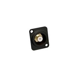 1 pcs : ACJB-WHT - RCA Phono Connectors RCA/D-SHELL CONN