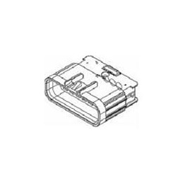 1 pcs : 15326922 - Automotive Connectors 14P M BLK CONN ASSY GT 280 SERIES 25AMPS