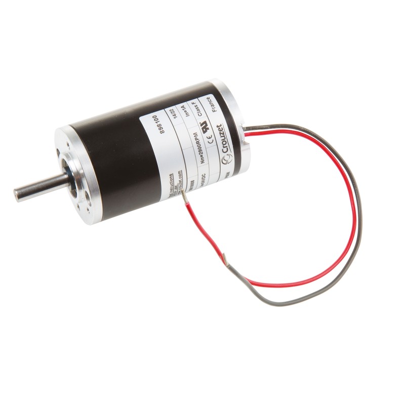 1 pcs - Crouzet Brushed DC Motor, 20 W, 24 V dc, 50 mNm, 2920 rpm, 6mm Shaft Diameter