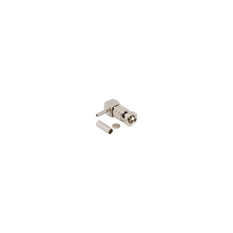 1 pcs : 034-5012 - RF Connectors / Coaxial Connectors HD-BNC Male R/A RG-178 50 Ohm