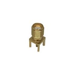 1 pcs : R125426000 - RF Connectors / Coaxial Connectors SMA / STRAIGHT JACK RECEPTACLE FOR PCB SOLDER LEGS