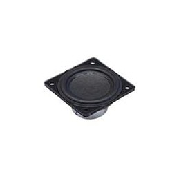 1 pcs : CDS-4221-44L100 - Speakers & Transducers 42.5 square, 21.6mm deep, Nd-Fe-B, PEI, 4 W, 4 ?, 230 Hz, 100 mm wire leads