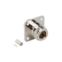 1 pcs : 172173 - RF Connectors / Coaxial Connectors N PANEL CRIMP JACK RG-316, 174/U