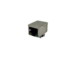 1 pcs : MTJ-88TX1-FSD-LG - Modular Connectors / Ethernet Connectors RJ45 MODULAR JACK, SHIELDED, DIP