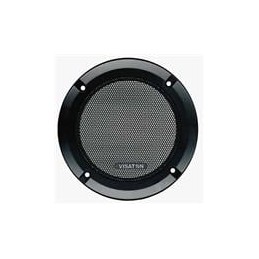 1 pcs : GRILLE 10 RS - Speakers & Transducers Protective grille: black painted metal, Decoration ring: black plastic