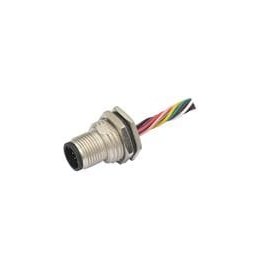 1 pcs : MSAS-17PMMC-SF8C20 - Sensor Cables / Actuator Cables M12 PANEL CONN 17P M X1.5 W/WIRES L-200MM