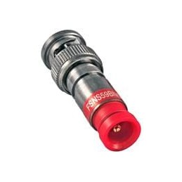 1 pcs : FSNS15BNC-25 - RF Connectors / Coaxial Connectors 22-24 AWG CONN SIZE BNC COAX PURPLE