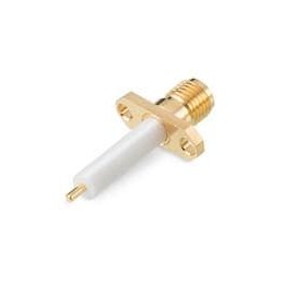 1 pcs : 60312412114518 - RF Connectors / Coaxial Connectors WR-SMA 15mm 2-HOLE FLG STRAGHT RND POST