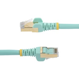 1 pcs - Startech Cat6a Male RJ45 to Male RJ45 Ethernet Cable, STP, Light Blue PVC Sheath, 3m, CMG Rated