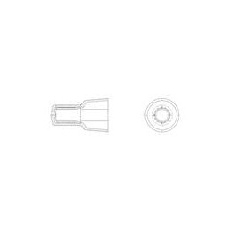 1 pcs : 19160-0091 - Terminals CLOSED END CONN TAPE (2500/RL) NC-2214BT