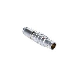1 pcs : FLBB-04FGMS-GCP-207 - Circular Push Pull Connectors FLOS, B Series B Size, 7A, 04 Pins, Field Installable, Straight