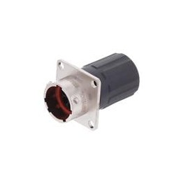 1 pcs : RT00128PNHEC03R - Standard Circular Connector Receptacle, Square Flange, 8 Position, Male, Shell Size 12, Silicone Seal,