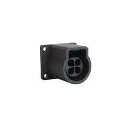 1 pcs : UTL0103G1S - Circular Push Pull Connectors Sq Flange Receptacle Insert for Sckt Cont