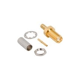 1 pcs : 901-10736 - RF Connectors / Coaxial Connectors SMA Str Cr Jack 302 RTK 031