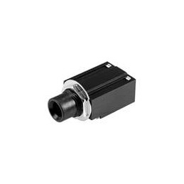 1 pcs : SJ-63033A - Phone Connectors audio jack, 6.35 mm, horizontal, 3 conductor, through hole, 0 switches, w/ nut