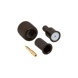 1 pcs : 081-115BK-1000 - RF Connectors / Coaxial Connectors MINI UHF S CRIMP PLG FOR RG-58, 50 OHM