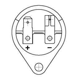 1 pcs - RS PRO Panel Mount Buzzer, DC, Single-Tone