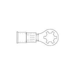 1 pcs : 19076-0011 - Terminals STAR RING AVIKRIMP ( STEEL) (SRA-S-529-1