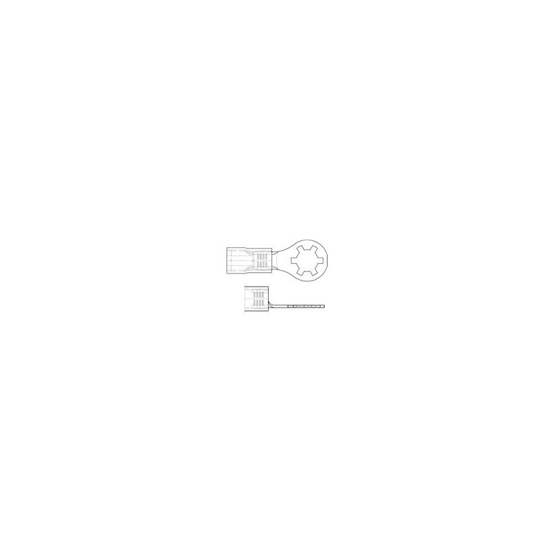 1 pcs : 19077-0013 - Terminals STAR RING AVIKRIMP ( STEEL) (SRA-S-829-10