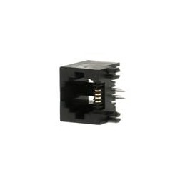 1 pcs : 43860-0003 - Modular Connectors / Ethernet Connectors JK RA UNSHIELDED 6/4 low profile inverted
