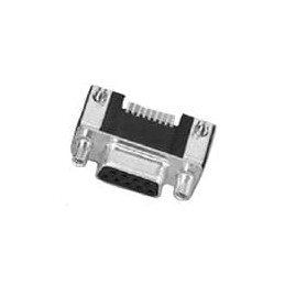 1 pcs : L17SM209SB11T - D-Sub Standard Connectors 9P REAR INS 4-40 SURF MNT .2uM GLD