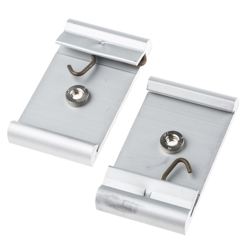 1 Pair - nVent SCHROFF DIN Rail Adapter for Use with 35 mm DIN Horizontal Mounting Rail