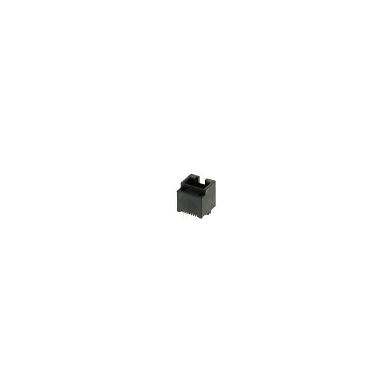 1 pcs : 95503-2881 - Modular Connectors / Ethernet Connectors VERT PCB 8/8 RJ45 SMALL PANEL CUTOUT