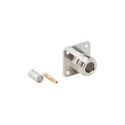1 pcs : 172175 - RF Connectors / Coaxial Connectors N PANEL CRIMP JACK RG-223, 142, 400