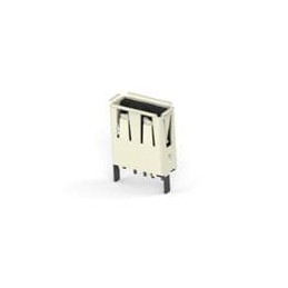 1 pcs : 2041556-1 - USB Connectors Std USB Type A, VT, T/H