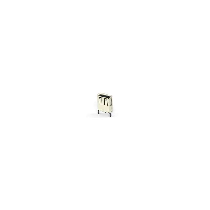 1 pcs : 2041556-1 - USB Connectors Std USB Type A, VT, T/H