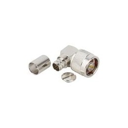 1 pcs : 172176 - RF Connectors / Coaxial Connectors N RIGHT ANGLE PLUG STD CABLE CRIMP
