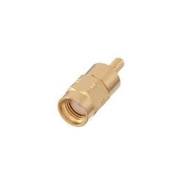 1 pcs : R124071123W - RF Connectors / Coaxial Connectors SMA / STRAIGHT PLUG FULL CRIMP-TYPE CABLE 2.6/50 S