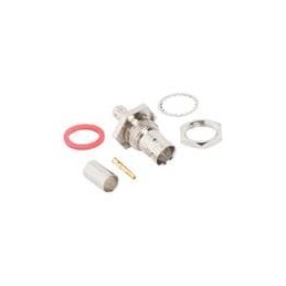 1 pcs : 112205 - RF Connectors / Coaxial Connectors BNC Str Crimp Jk for RG-59 75 Ohm Blkhd