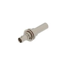 1 pcs : 2446193-1 - RF Connectors / Coaxial Connectors High Density BNC Str Crimp Jack Belden 1855A, 4855R, Bulkhead, 75 Ohm