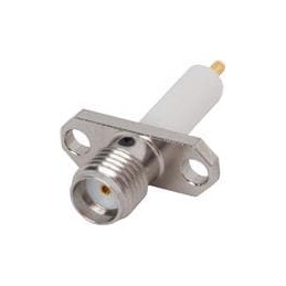 1 pcs : SF2950-6200 - RF Connectors / Coaxial Connectors SMA F FlangMountConn 2 Hole Candlestick
