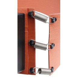 1 pcs - RS PRO Silicone Side Drum Heater, 125 x 940mm, 50l