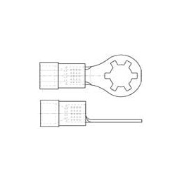 1 pcs : 19075-0013 - Terminals STAR RING INSULKRIMP LKRIMP (SRB-229-06X)