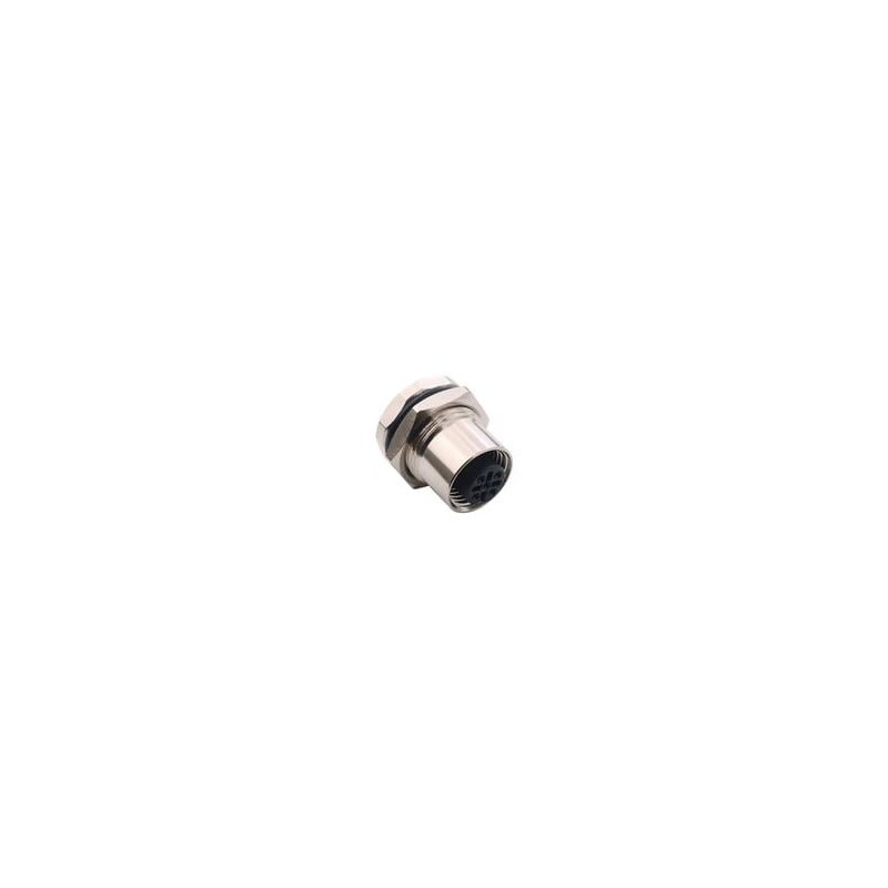 1 pcs : 859-008-20SR004 - Circular Metric Connectors M12 8P A-CODE FEMALE PNL SC SS SHL,SS NUT