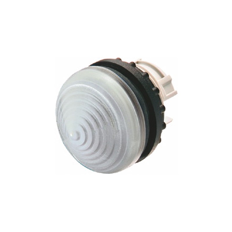 1 pcs - Eaton White Pilot Light Head, 22.5mm Cutout RMQ Titan M22 Series