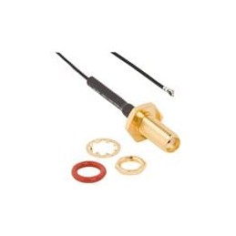 1 pcs : 095-902-502-100 - RF Cable Assemblies AMC4 Plg to SMA Strt Bkhd Jck IP-67 100m