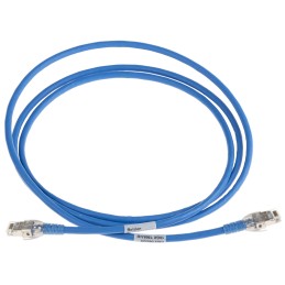 1 pcs - Belden Cat6a Male RJ45 to Male RJ45 Ethernet Cable, S/FTP, Blue LSZH Sheath, 2m, Low Smoke Zero Halogen (LSZH)