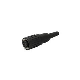 1 pcs : T3361-130 - Circular DIN Connectors FEMALE CABLE CONNECTOR 5 WAY