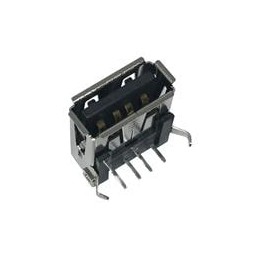 1 pcs : UE27AC5413H - USB Connectors USB, Type A rght angl,hgh tmp