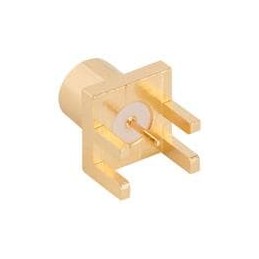1 pcs : 919-246J-51S - RF Connectors / Coaxial Connectors MCX End Launch Jack 0.062 in PCB 50 Ohm