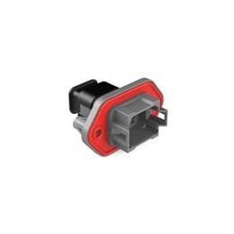 1 pcs : AT04-08PA-PM15 - Automotive Connectors 8 Position Receptacle, Pin, Panel Mount, Key A, Self-Threading, Strain Relief
