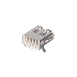 1 pcs : 33UBARS1-04SW11 - USB Connectors 4POS F R/A USB SMT CONNECTOR